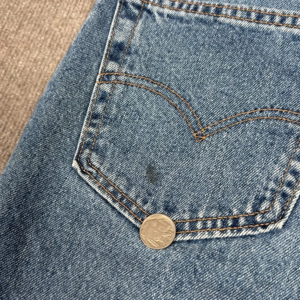 Vintage Levis 505 Jean Shorts Mens 33 Regular Fit Blue Denim Cotton Made In‎ USA